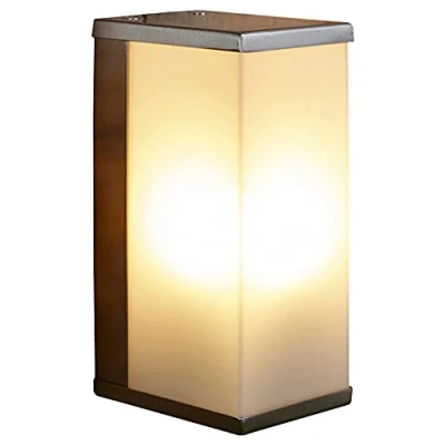 Image of Biard Modern Box Outdoor Wall Light Easy Install Contemporary Silver Stainless Steel Minimalist Design Warm Glow IP44 Waterproof Protection Ideal for Front Door, Porch, Garden &amp; Garage