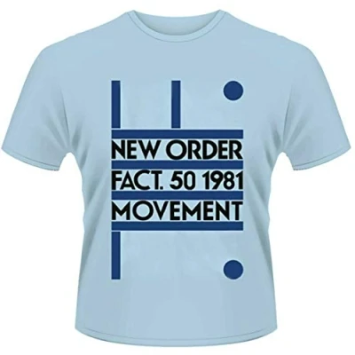Image of Plastic Head New Order &#039;Movement&#039; T Shirt (Medium) Blue