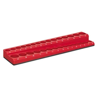 Image of Sealey Premier Socket Holder Magnetic 3/8&quot;Sq Drive Capacity 30 Sockets