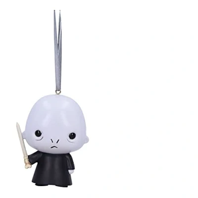 Image of Nemesis Now Harry Potter Voldemort Hanging Ornament 7.5cm, Resin, Grey, Officially Licensed Merchandise, Cute Design, Cast in the Finest Expertly Hand Painted