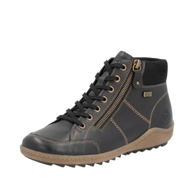 Image of Remonte Women&#039;s R1457 Short Boots, Blue, 4 UK