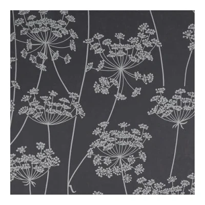 Image of Superfresco Easy Aura Navy Floral Wallpaper Paste The Wall &amp; Blue Contemporary Sprig Motif Design