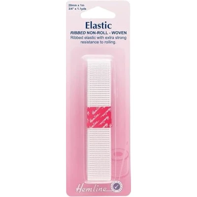 Image of Non Roll Ribbed Elastic