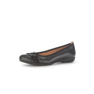Image of Gabor Redhill Hovercraft Black Leather Womens Pumps 44.160.27