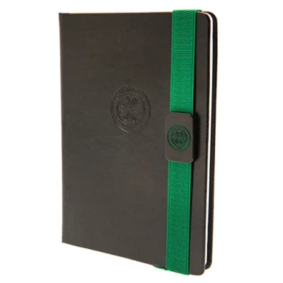Image of Celtic FC Banded A5 Premium Leather Look Notebook