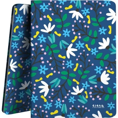 Image of Grafoplás A4 Plastic Folder Flexible Cover 30 Polypropylene Inserts Blue Garden Elena Corredoira Polyplas Perfect for Organising Your School Supplies