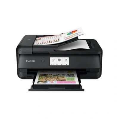 Image of Canon PIXMA TS9550a Wireless A3 Colour All in One Inkjet Photo Printer Print, Copy, Scan Wi Fi/Ethernet, Cloud Link Multi Media Support Ideal for Home Office use