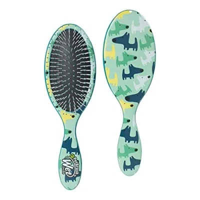 Image of Pet Hair Brush by Wet Brush, Large Dog Breed Detangler Camo, Multi De Shedding Comb and Dematting Tool for Grooming Long or Short Haired Dogs Tangle Free Less Pulling &amp; Tugging