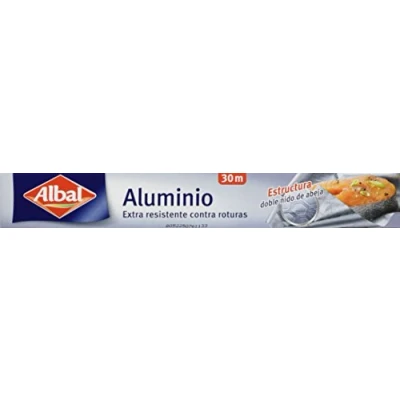 Image of Albal Paper Aluminium Extra Strong Against Breakage 30 m [Pack of 2]