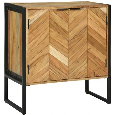 Image of vidaXL Sideboard 70x35x75 cm Solid Wood Acacia
