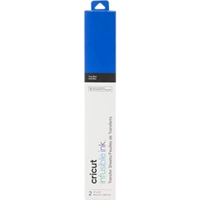Image of Cricut 2006786 Transfer Sheets, True Blue Infusible Ink,