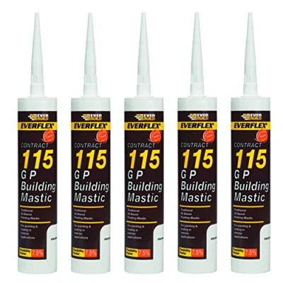 Image of Everbuild 5 X EVBMASBR 115 310 ml General Purpose Building Mastic Brown