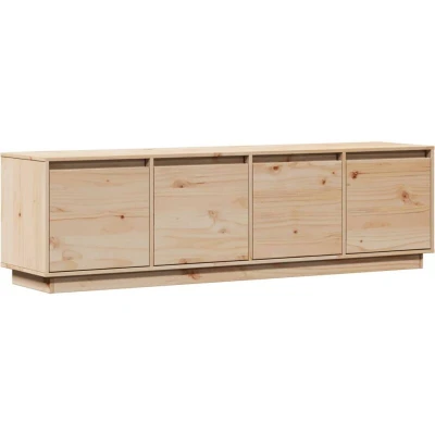 Image of vidaXL TV Cabinet 156x37x45 cm Solid Wood Pine