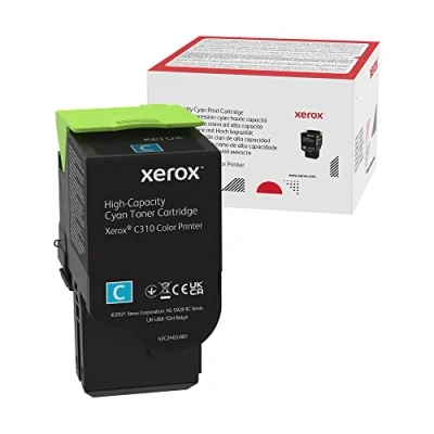 Image of Xerox Genuine C310 / C315 Cyan High Capacity Toner Cartridge (5,500 pages) 006R04365