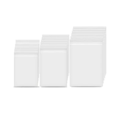 Image of Small Clear Plastic Bags Baggy Grip Self Seal Resealable Zip Lock Convenient Storage Solution (100, 3 x cm)