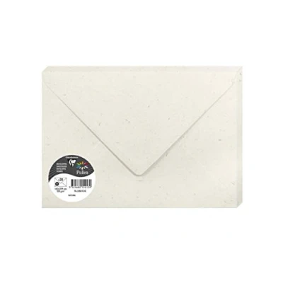 Image of Clairefontaine Ref 55013C Pollen Recycled Envelopes (Pack of 20) C5 (162 x 229mm) Sized, 120gsm Paper, Printer Compatible, Acid Free Plain Coloured