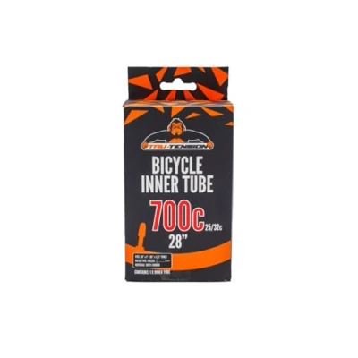 Image of Tru Tension 28&quot; Cycling Inner Tube For High Performance, Race, Road &amp; Off Bikes Essential Bicycle Tools Accessories