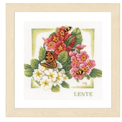 Image of Lanarte Spring (Evenweave), Cotton, NA, 25 x 25cm