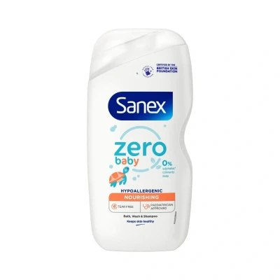 Image of Sanex Baby Wash Zero% Nourish 450ml