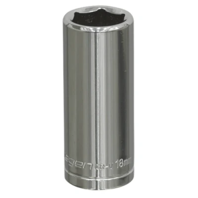 Image of Siegen WallDrive® Socket 18mm Deep 3/8&quot;Sq Drive