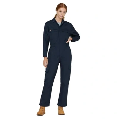 Image of Dickies Coveralls for Women, Everyday Coveralls, Soft Touch, Navy Blue, S