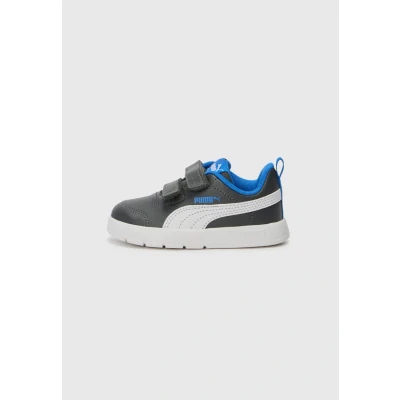 Image of Puma Courtflex Walking trainers for kids, Size: 5K, Dusky gray/white/mountain blue shoes