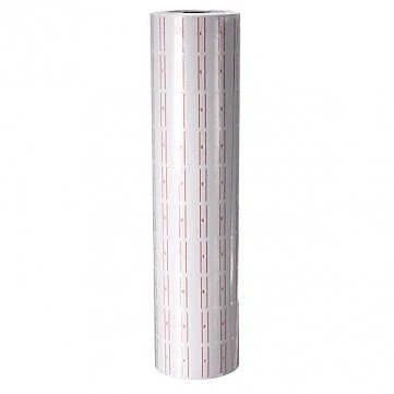 Image of Obsidian 10 Rolls WHITE Price Label for MX 5500 Tag Gun labeller