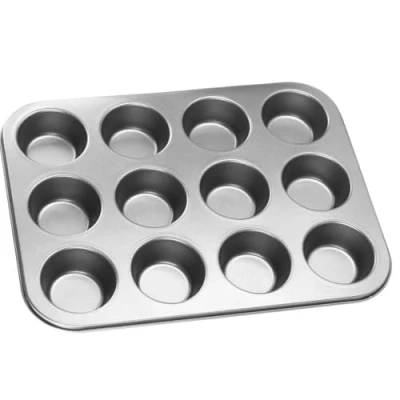 Image of Citystores® 12 Cup Muffin Tray, Premium Non Stick, for Muffins, Cupcakes, Mini Quiches, 28.6 cm