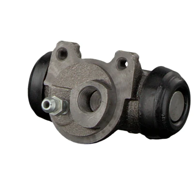 Image of 440294, 95659674 Brake Cylinder FEBI BILSTEIN 09595 19mm Rear Axle Right Grey Cast Iron PEUGEOT: 106 I Hatchback, II Hatchback
