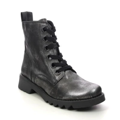 Image of FLY London Women&#039;s RAGI539FLY Ankle Boot, Silver, 4 UK