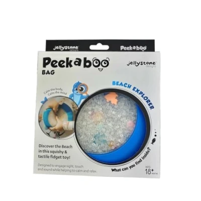 Image of Jellystone Designs Peek a Boo Sensory Bag Beach