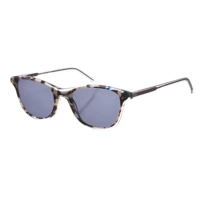 Image of Zen Z489 WoMens square shaped acetate sunglasses Dark Grey One Size