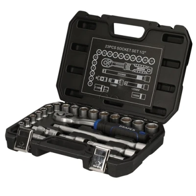 Image of Draper HI TORQ� Metric Socket Set, 1/2&quot; Sq. Dr. (23 Piece)