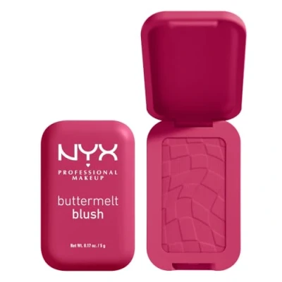 Image of NYX Professional Makeup Buttermelt Powder Blush, Up To 12H Wear, Seamless Blending, Fade and Transfer Resistant, With Shea Mango Butter, Vegan Formula, Shade: Butta Than Before