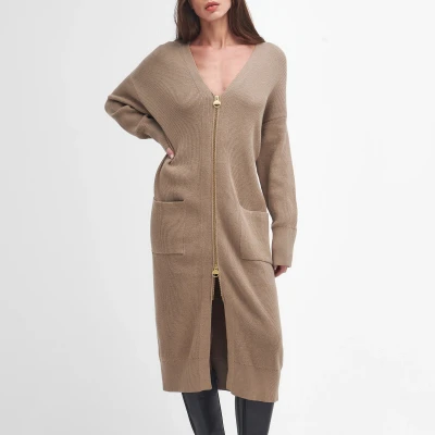 Image of Barbour International Mondale Knitted Midi Dress UK 10