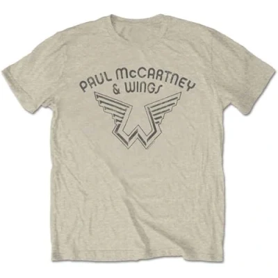 Image of Paul McCartney Men&#039;s PMCTS08MNAT05 T Shirt, Beige, XXL