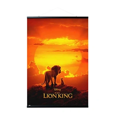 Image of Grupo Erik Magnetic Wall Hanger + Poster, The Lion King, Hanging Set