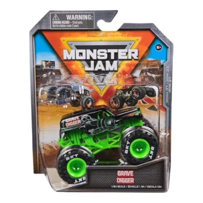 Image of Monster Jam 2024 Series 37 Diecast 1:64 Scale Truck Grave Digger Legacy Trucks