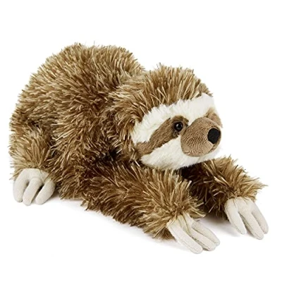 Image of Zappi Co Plush Children&#039;s Stuffed Soft Cuddly Toy Part of Safari Animals Collection, Perfect for Kids (25cm Depth)(Sloth)