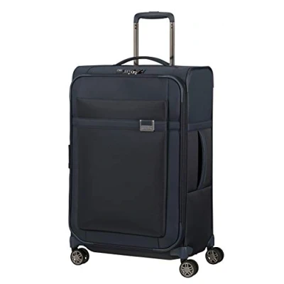 Image of Samsonite Airea Spinner M Expandable, Suitcase, 67 cm , 73.5/81.5 L, Blue (Dark Blue)