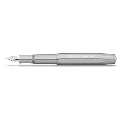 Image of Kaweco AL SPORT Fountain Pen Raw I Premium for Ink Cartridges Exclusive 13 cm Nib: M (Medium)