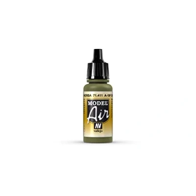 Image of Vallejo VAL71411 Model Air 17ml A 19F Grass Green