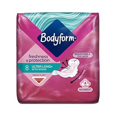 Image of BODYFORM ULTRALONG+ Wings pm1.49 8&#039;s Pack of 16