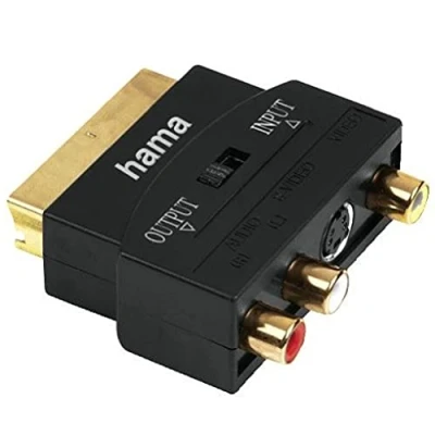 Image of Hama SVHS + 3 Phono SCART, Switchable