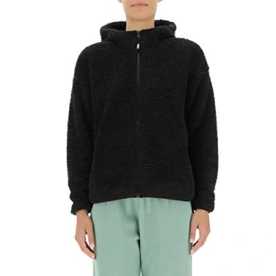 Image of JEEP O102605 B000 J WOMAN HOODED POLAR SHERPA JACKET With Pockets J22W Black S