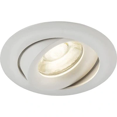 Image of KnightsBridge Odina Single Tilt Round Downlight White