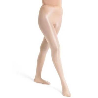 Image of Capezio Ultra Shimmery Tights For Women, Dance With Lustrous Surface Add Style &amp; Sparkle To Your Performances, Supportive Comfortable Women’s Dancewear Light Toast,XL(Xtra Large)