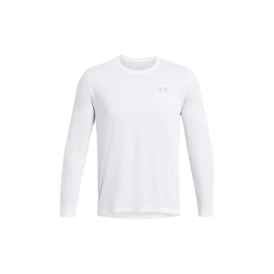 Image of Under Armour Men&#039;s UA Launch Longsleeve Shirt White