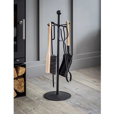 Image of Garden Trading Jutland Fireside Tool Set Steel