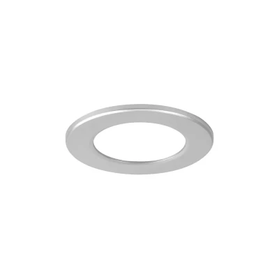 Image of Matt Silver Bezel for Compact Eco Round LED Downlight Integral